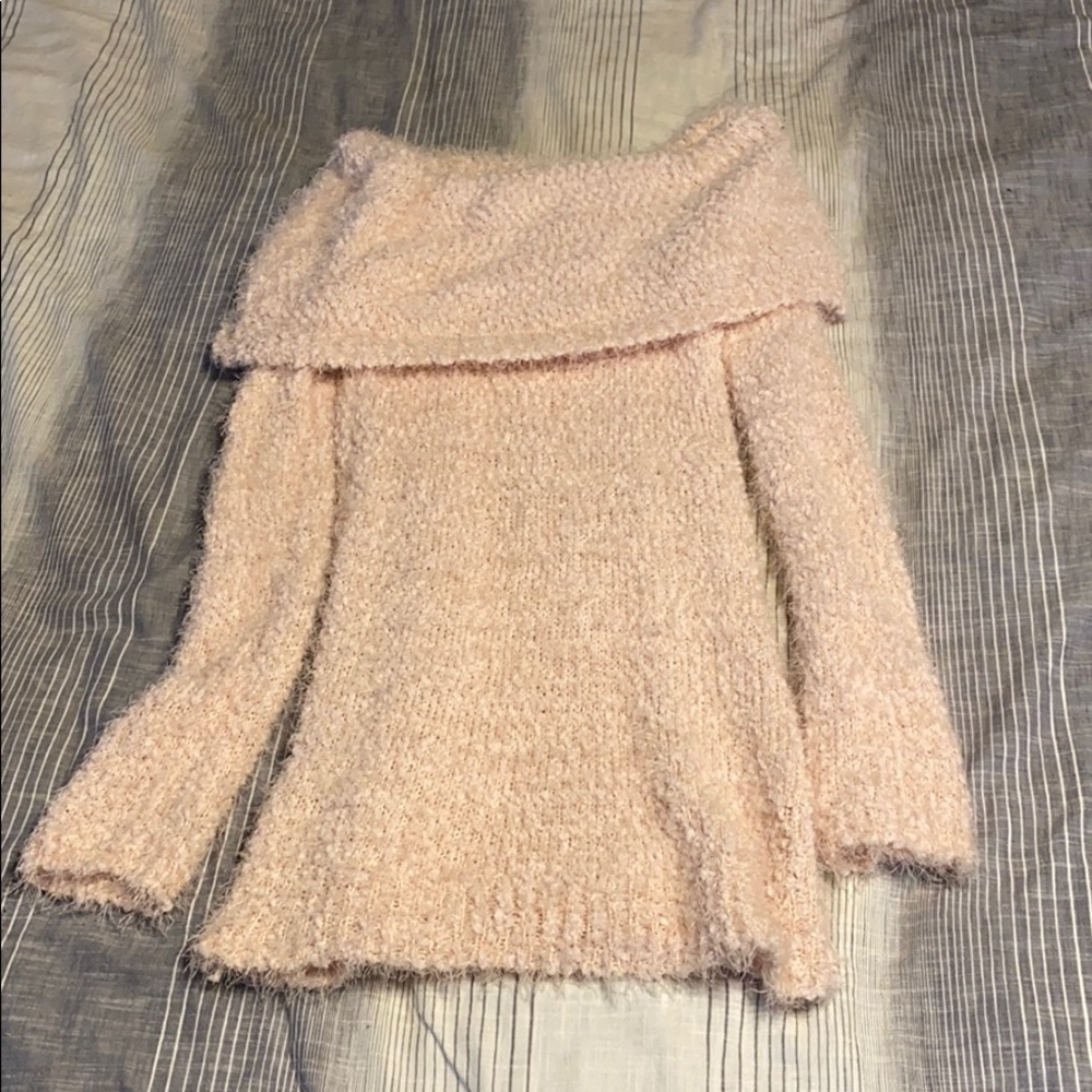 Lauren Conrad blush pink sweater
